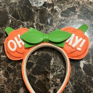 Disney loungefly orange oh my Mickey ears